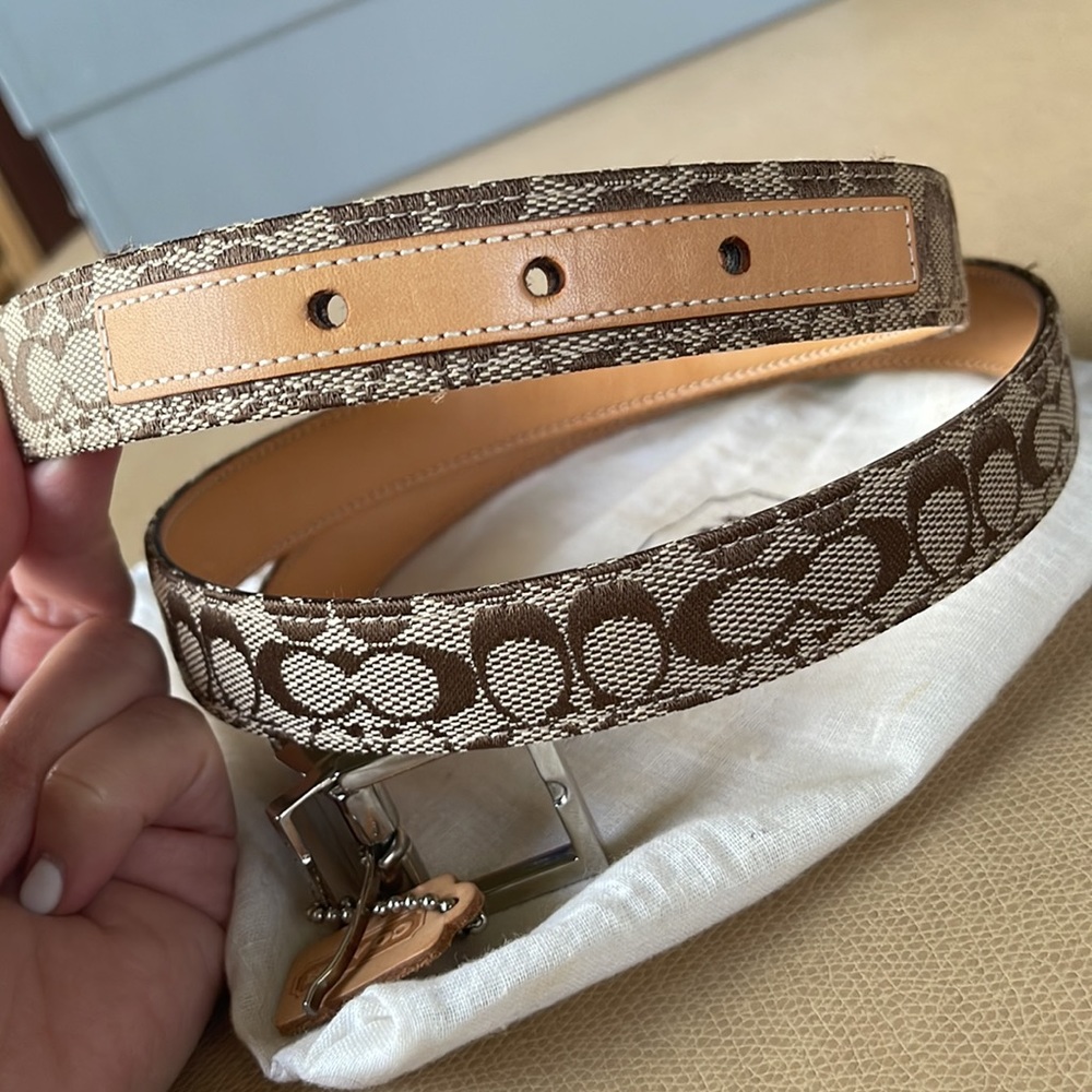 AUTHENTIC COACH Designer logo belt - Picture 2 of 11